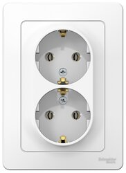 Розетка Schneider Electric BLNRS001021 Blanca, 16 А, с заземлением, белый