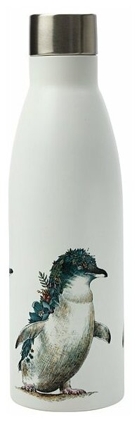 Термос-бутылка вакуумная 0.5л "Пингвины" - фотография № 1