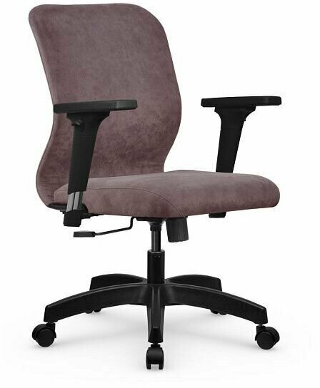 Компьютерное офисное кресло mетта SU-Мr-4/ подл. 200/осн. 001, Темно-розовое