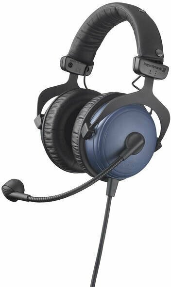 Beyerdynamic DT 790.00 (488747) Головная гарнитура с наушниками и динамическим микрофоном, 200/80 Ом, с кабелем, без разъемов.