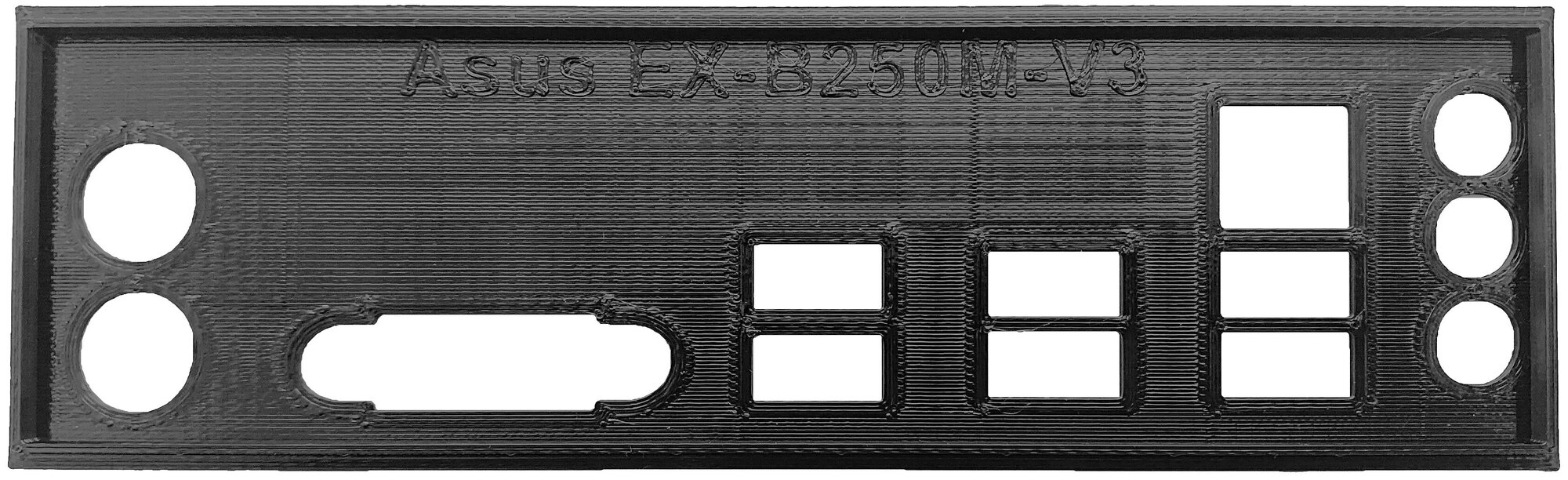 Заглушка для компьютерного корпуса к материнской плате Asus EX-B250M-V3 black