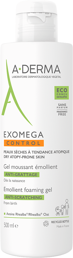 A-Derma Exomega Control гель смягчающий пенящийся для сухой кожи 500 мл 1 шт