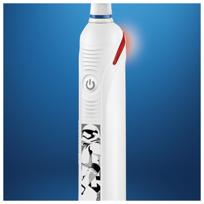 Электрическая зубная щетка Oral-B Pro 2 Junior Sensi Star Wars фото 5