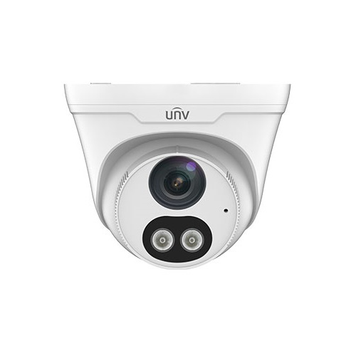 Камера Uniview Видеокамера IP купольная, 1/2.8 2 Мп КМОП @ 30 к/с, ColorHunter, ИК-подсветка и подсветка видимого спектра до 30м, EasyStar 0.003 Лк @F1.6, объектив 4.0 мм, WDR, 2D/3D DNR, Ultra 265, H.265, (IPC3612LE-ADF40KC-WL) ip камера uniview ipc3612le adf40kc wl