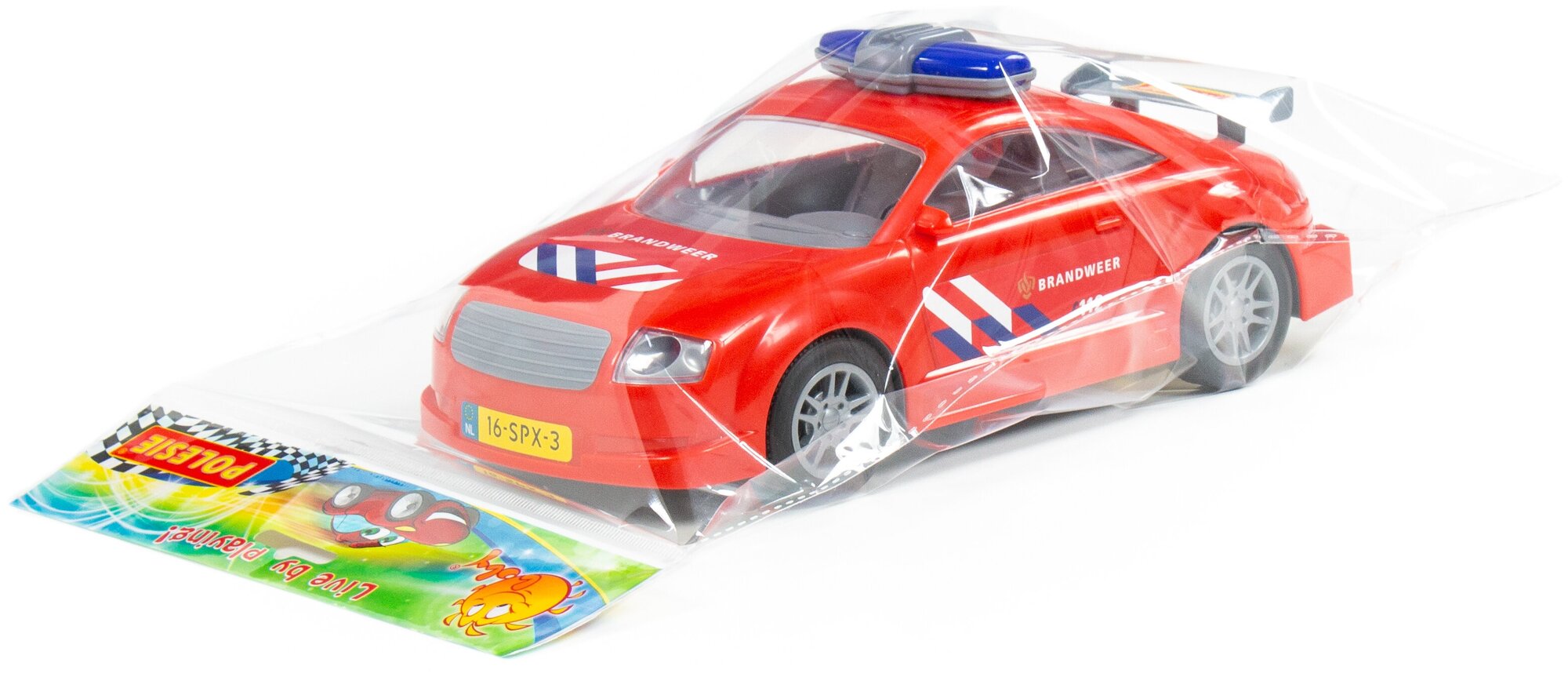 Автомобиль пожарный инерционный (NL) в пакете 71286 Полесье - фото №2