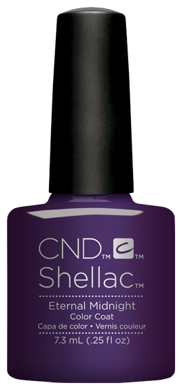 CND Гель-лак Shellac Nightspell, 7.3 мл, Eternal Midnight