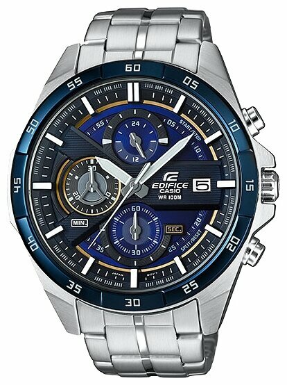 Наручные часы CASIO Edifice EFR-556DB-2A, серебряный, синий