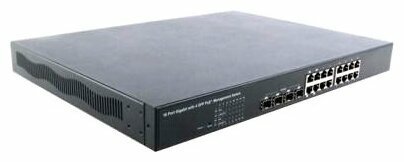 Коммутатор MultiCo EW-P70164iW Управляемый 12utp 10/100/1000Mbps + 4Combo 1000BASE-T/SFP PoE .