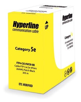Кабель витая пара FTP 5e кат. 4 пары Hyperline - фото №2