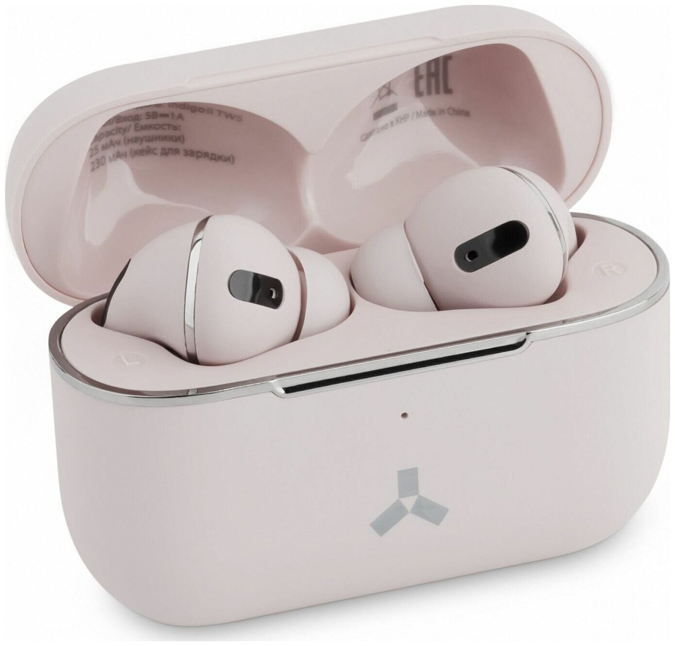 Bluetooth наушники Accesstyle Indigo II TWS, розовые