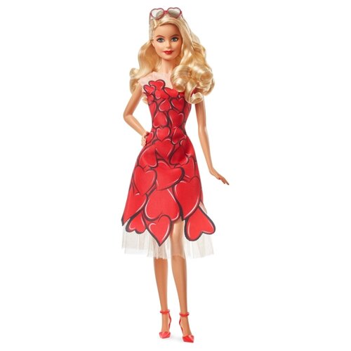 фото Кукла barbie в красном платье, 30 см, fxc74