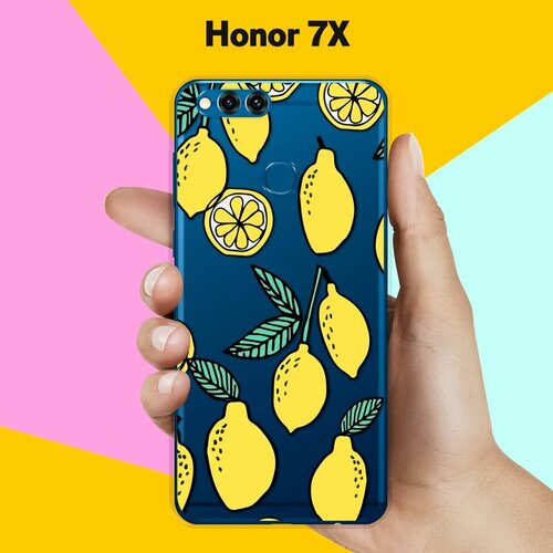 Силиконовый чехол на Honor 7X Лимоны / для Хонор 7 Икс силиконовый чехол на honor x30 лимоны для хонор икс 30