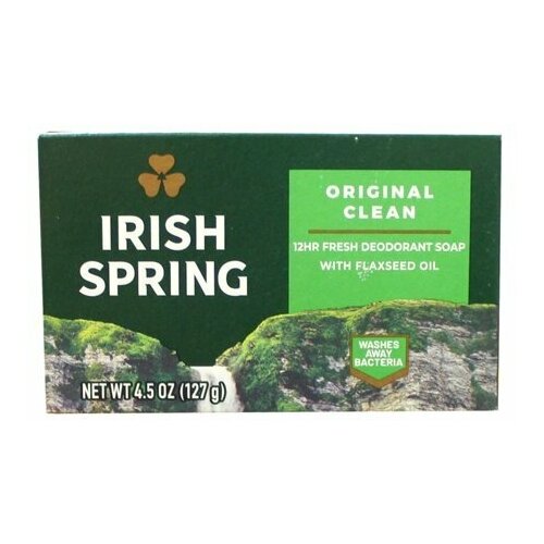 Irish Spring original clean мыло с маслом семян льна 127г