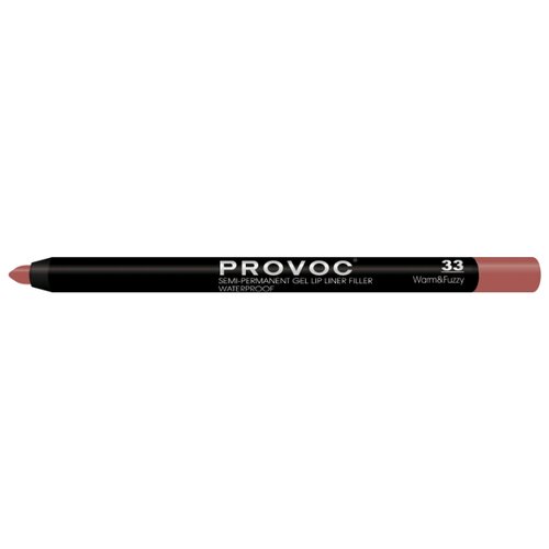 фото Provoc Гелевая подводка в карандаше для губ Semi-Permanent Gel Lip Liner 33 warm & fuzzy