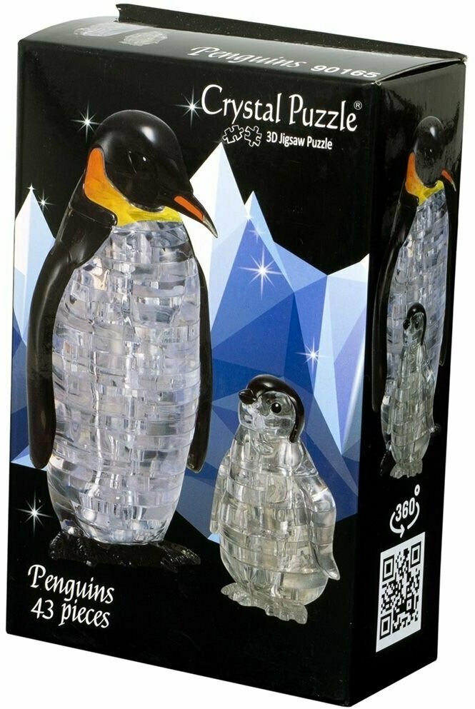 3D головоломка "Пингвины" (90165) Crystal Puzzle - фото №3