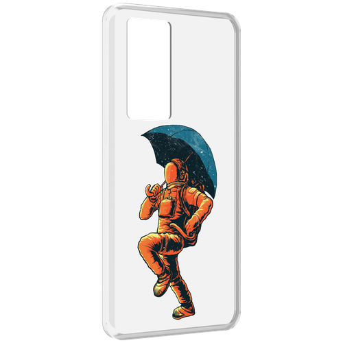 Чехол MyPads шагающий космонавт с зонтом для Realme GT Master Explorer Edition задняя-панель-накладка-бампер чехол mypads шагающий космонавт с зонтом для realme 10 задняя панель накладка бампер