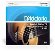 D'Addario EJ36 Струны для 12-ти струнной гитары