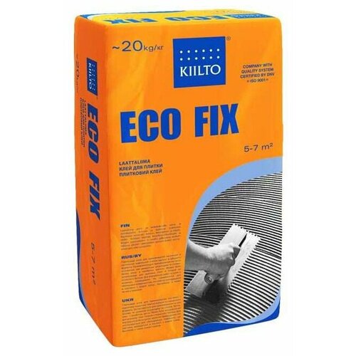 фото Клей для плитки kiilto eco fix