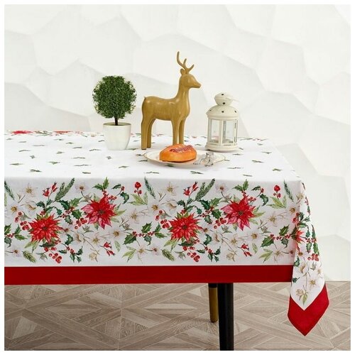 Скатерть ARYA HOME Arya Fleur с Принтом 140x220