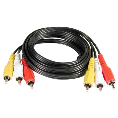 фото Кабель Atcom Geplink 3xRCA - 3xRCA 1.5 м черный