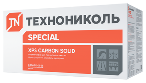 Экструдированный пенополистирол (XPS) ТЕХНОНИКОЛЬ CARBON SOLID тип A 500 118х58см 100мм