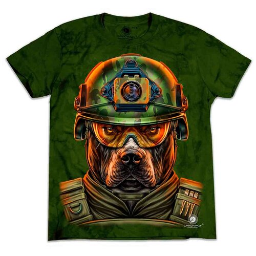 фото Футболка с военным питбулем cassowary tdt 074 pitbull defender
