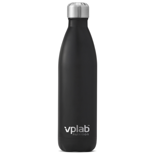 фото Термобутылка vplab metal water thermo bottle (0,5 л) черный