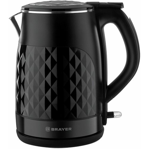 Чайник с двойными стенками BRAYER BR1043BK 15 л 2200 Вт закрытый нагревательный элемент черный 440300₽