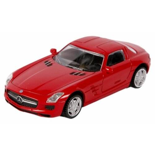 Машина металлическая 1:43 Mercedes SLS, цвет красный