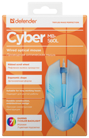 Мышь Defender Cyber MB-560L White USB