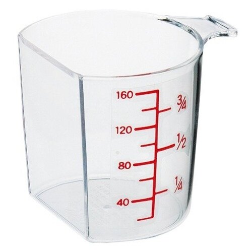 Стакан мерный для круп Inomata 160мл прозрачный 280₽