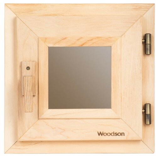 Окно Woodson 30*30, стекло бронза, ольха
