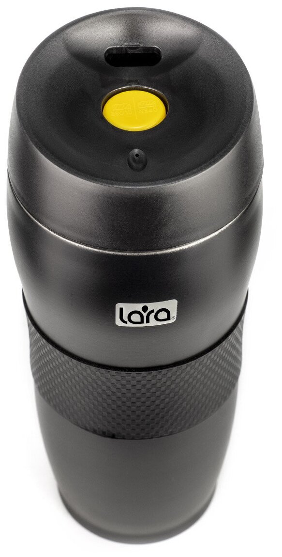 Термокружка LARA LR04-23 Black, 0,45л, двойные стенки - фотография № 3