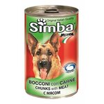 Корм для собак Simba Консервы Кусочки для собак Мясо (0.415 кг) 24 шт. - изображение