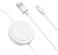 Сетевая зарядка Baseus iP Cable Wireless Charger черный