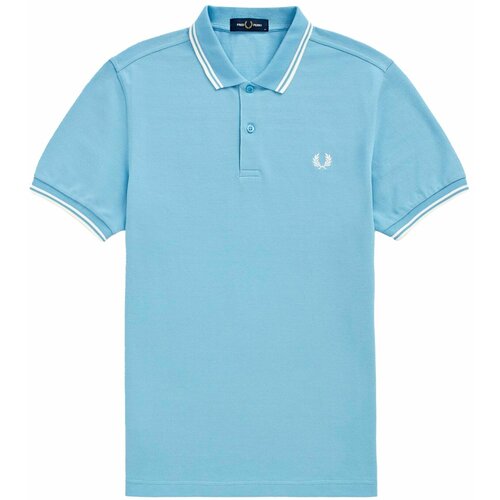 фото Поло fred perry голубой