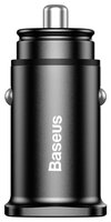 Автомобильная зарядка Baseus Dual QC3.0 30W Max Car Charger серый