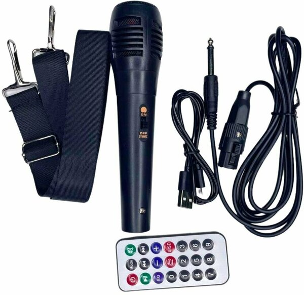 Портативная колонка GEDI 891 с микрофоном для караоке и пультом управления поддерживает Bluetooth Музыкальный центр, Активная напольная акустика