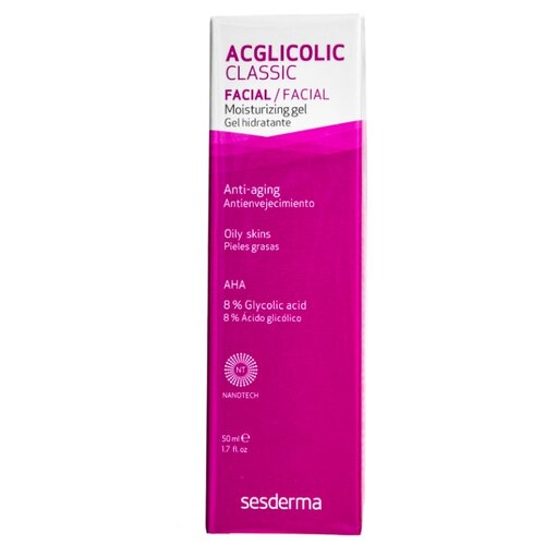 фото Гель SesDerma Acglicolic Classic увлажняющий 50 мл