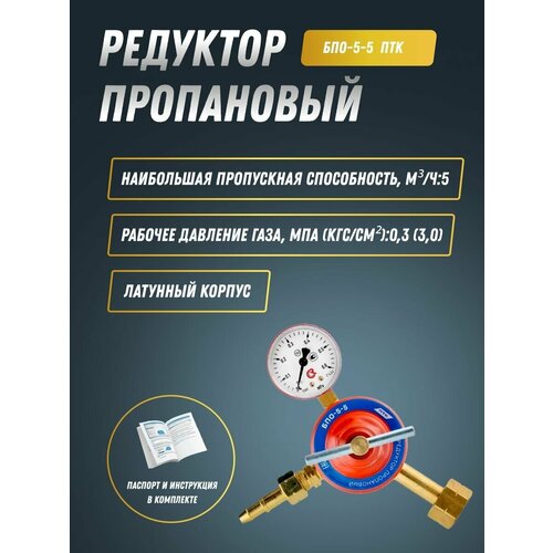Редуктор пропановый БПО-5-5 ПТК (001.010.201)