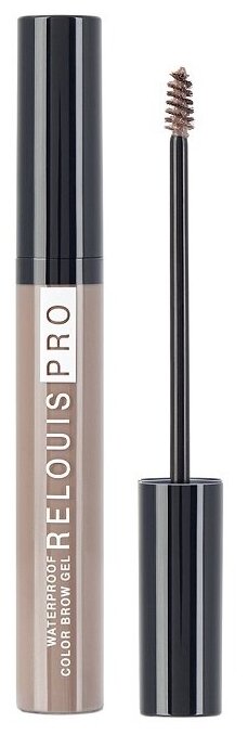 Гель для бровей водостойкий оттеночный RELOUIS PRO Waterproof Color Brow Gel тон 02 Tаupe