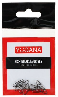 Застежка YUGANA, F-6008, № 0, 7 кг, 10 шт. (арт. 7815709)