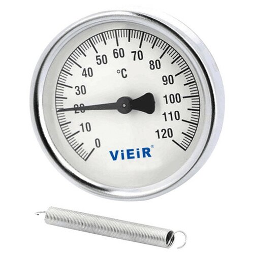 Термометр накладной с пружиной 120°C ViEiR YL17