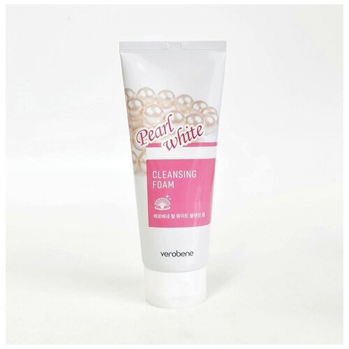 Пенка для умывания с экстрактом жемчуга Verobene Pearl White Foam 150 мл (Срок годности до 06.2023 г.)