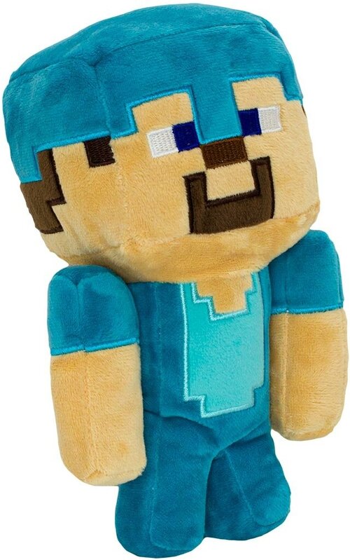 Мягкая игрушка Minecraft Diamond Steve 20см