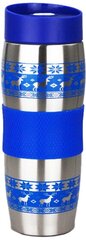 Термокружка Alpenkok Олени 400ml Blue AK-04023A