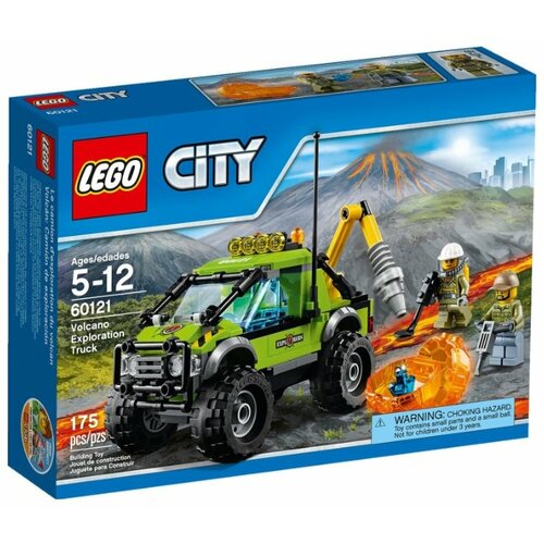 Купить Lego 60121 City Грузовик Исследователей Вулканов, пластик, male