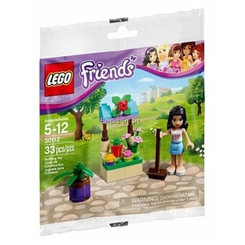 Конструктор LEGO Friends 30112 Цветочная лавка Эммы, 33 дет. конструктор lego friends 41336 арт кафе эммы 378 дет