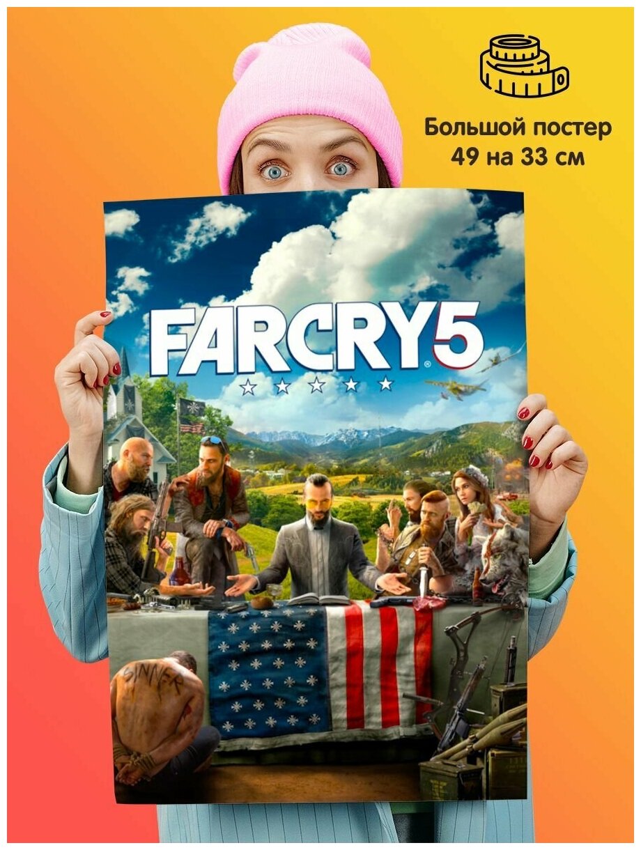 Постер плакат Far Cry 5 Фар Край 5