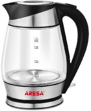 Чайник электрический ARESA AR-3441 стеклянный, 1,7 л, черный